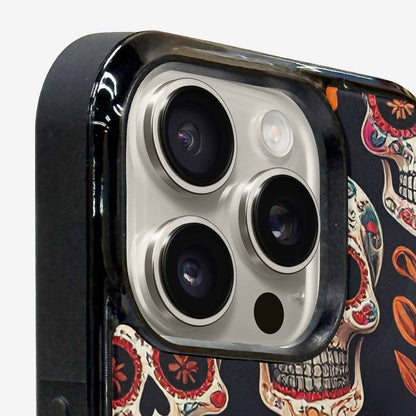 iPhone 16 Pro Max Case — Dia De Los Muertos Sugar Skull, Customized Protective Case