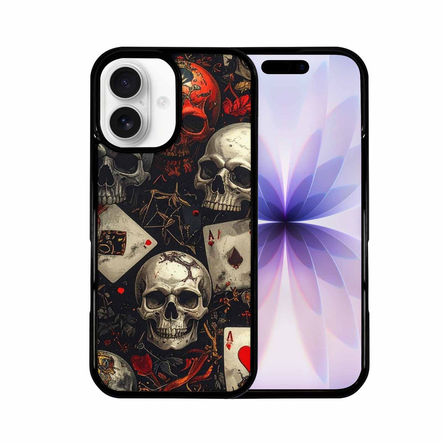 iPhone 17 Case — Skull Dark Art Gothic Print Gothic, Custom Made Phone Cover