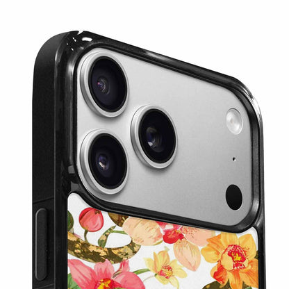 iPhone 17 Pro Case — Snakes Print Floral Seamless Pattern Floral, Custom Designed Case Cover