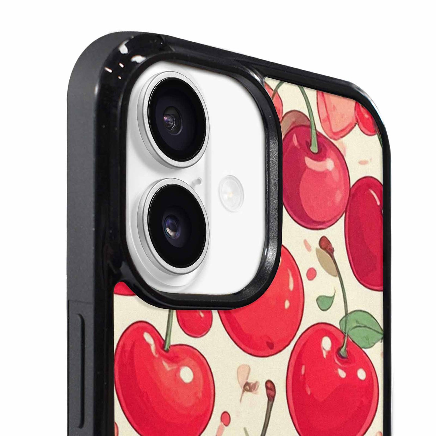 iPhone 17 Case — Small Cherry And Fruit Original Art, Custom Designed Case Cover