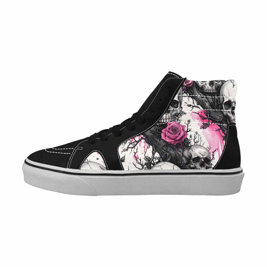MEN'S Skull Roses High Top Canvas Surreal Shoes