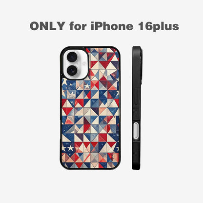 iPhone 16 Plus Case — Small American Flag Stars And Stripes, Custom Made Phone Cover