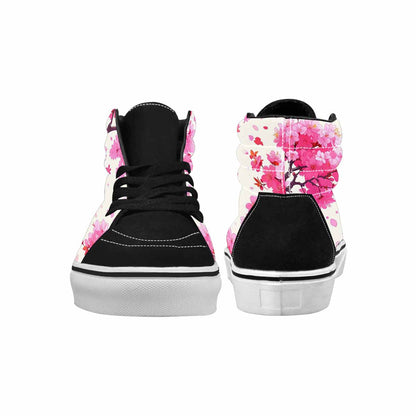 MEN'S Cherry Blossom Branch Cherry High Top Canvas Melting Art Custom Sneakers