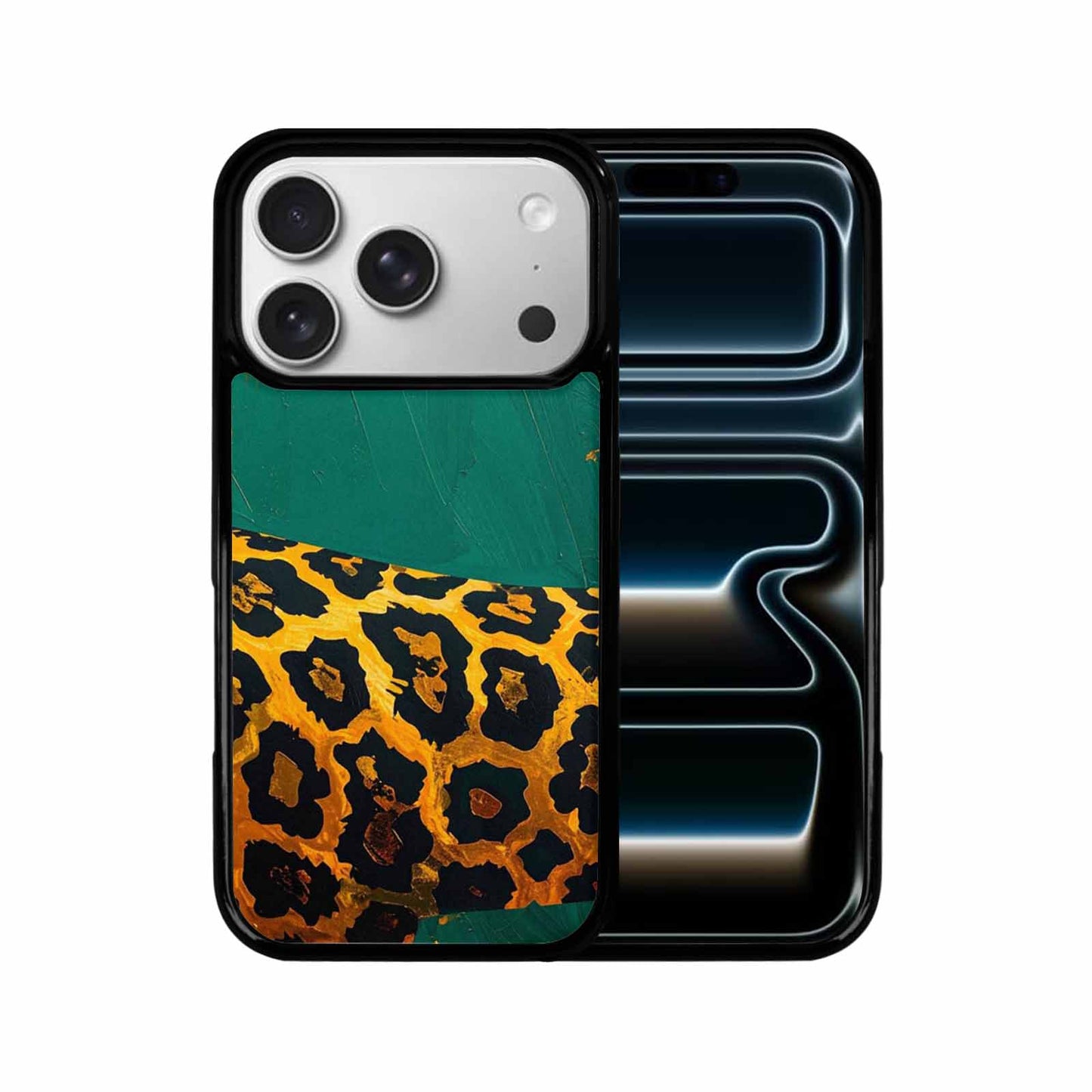 iPhone 17 Pro Case — Animal Print Leopard Wallpaper Pattern Animal, Unique Phone Case Design