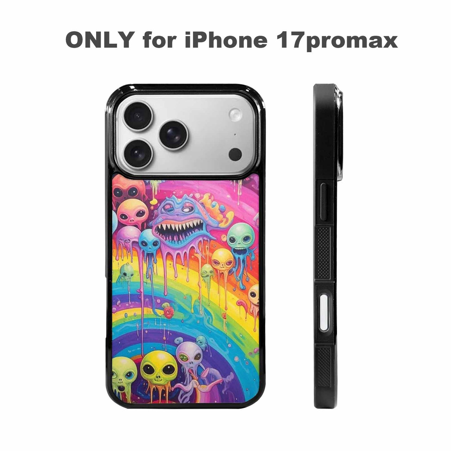 iPhone 17 Pro Max Case — Aliens Tie Dyemelting Aliens Tie Dye, Personalized Phone Case