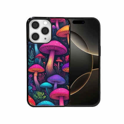 iPhone 15 Pro Max Case — Psychedelic Mushroom, Custom Printed Phone Case