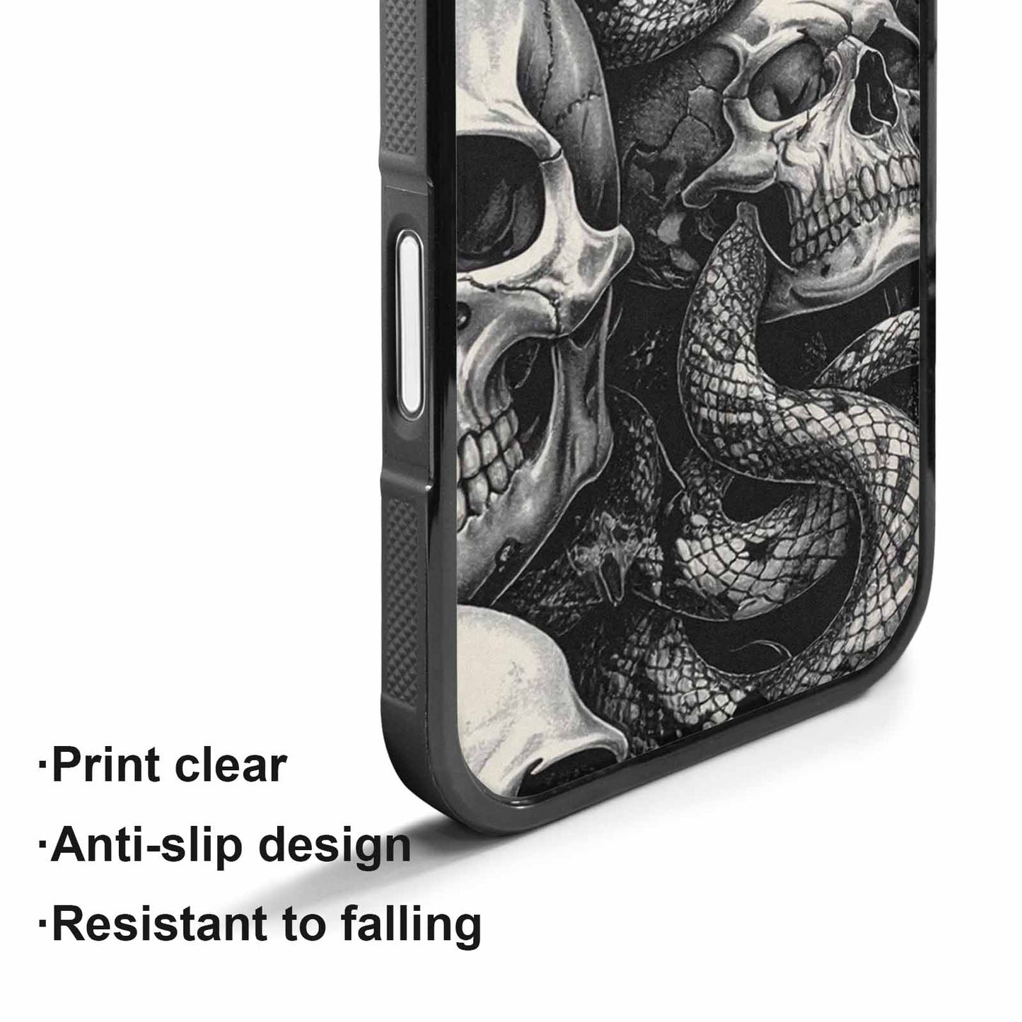 iPhone 17 Case — Skull Dark Art Gothic Print Gothic, Custom Print Case Cover