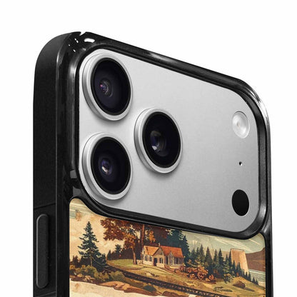 iPhone 17 Pro Max Case — Vintage Travel Artwork Pattern Retro Vintage, Unique Phone Case Design