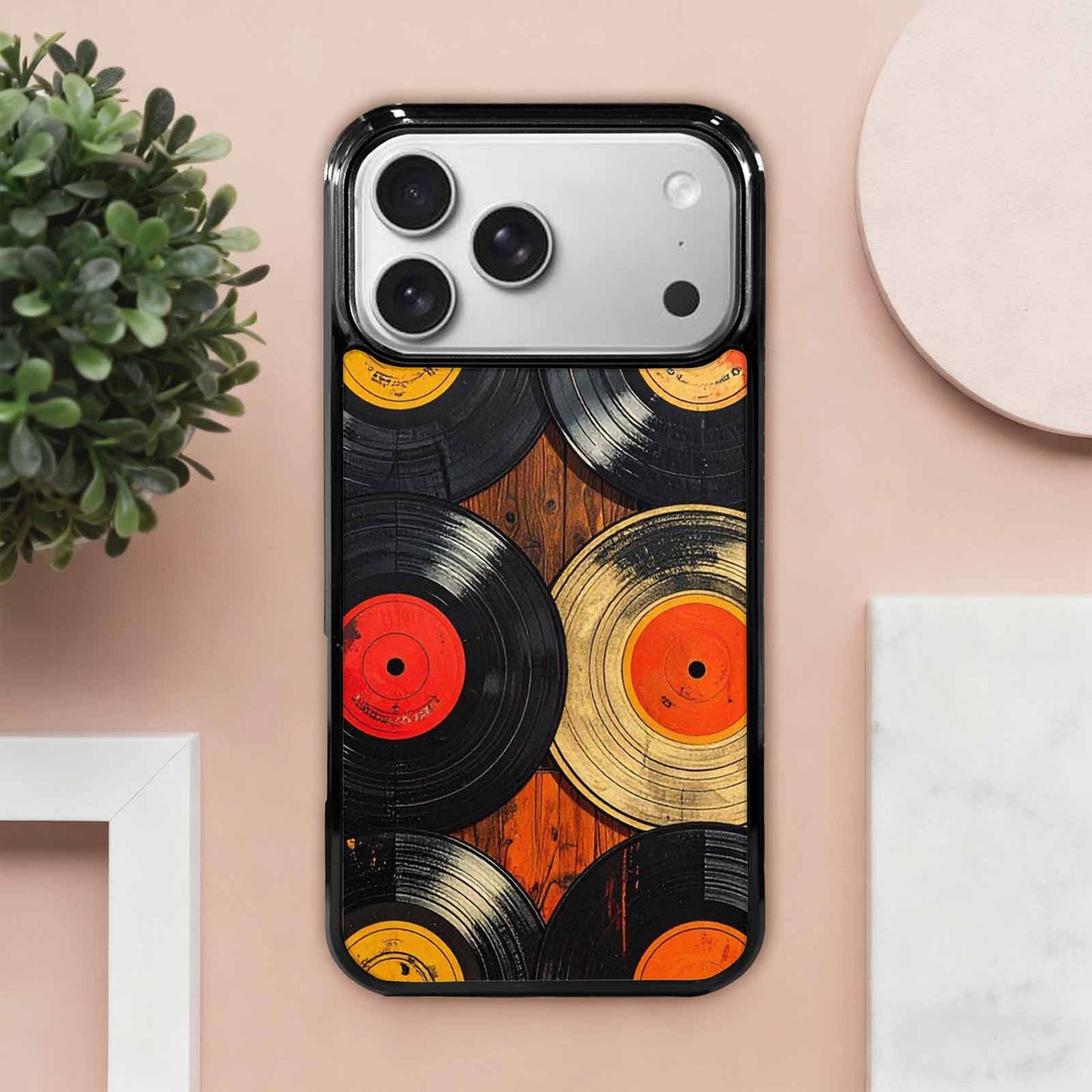 iPhone 17 Pro Max Case — Retro Wood Grain Retro Vintage, Custom Phone Case