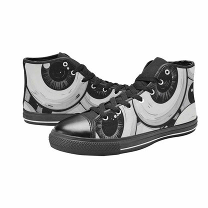 MEN'S Googly Cartoon Eyeballs High Top Canvas Vivid Custom Shoes