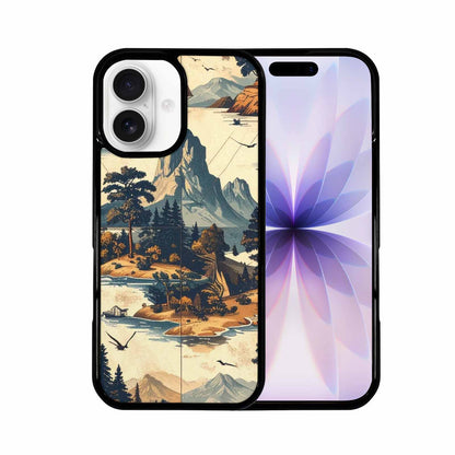 iPhone 17 Case — Vintage Travel Artwork Pattern Retro Vintage, Custom Made Phone Cover