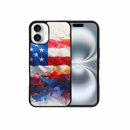 iPhone 16 Plus Case — Usa Flag Stars And Stripes Art, Original Design Phone Case