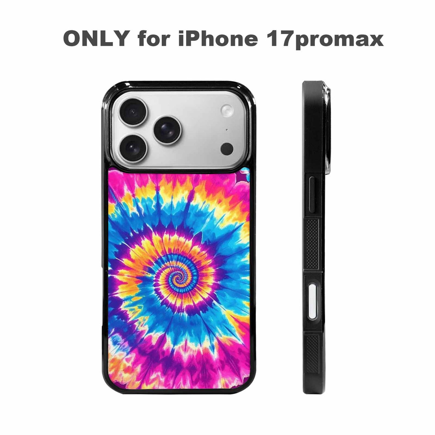 iPhone 17 Pro Max Case — Tie Dye Spiral Tie Dye, Custom Printed Phone Case