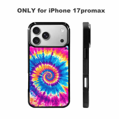 iPhone 17 Pro Max Case — Tie Dye Spiral Tie Dye, Custom Printed Phone Case