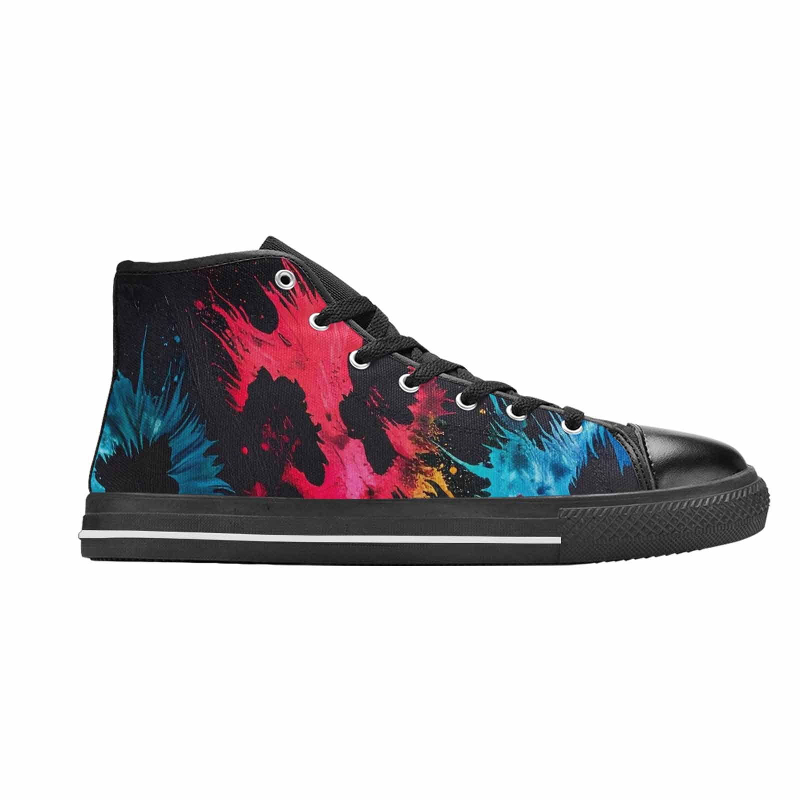 MEN'S Dark Animal Print High Top Canvas Y2K Sneakers