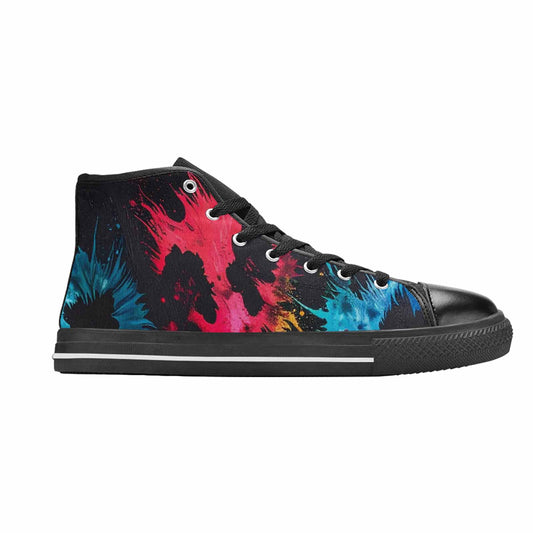 MEN'S Dark Animal Print High Top Canvas Y2K Sneakers