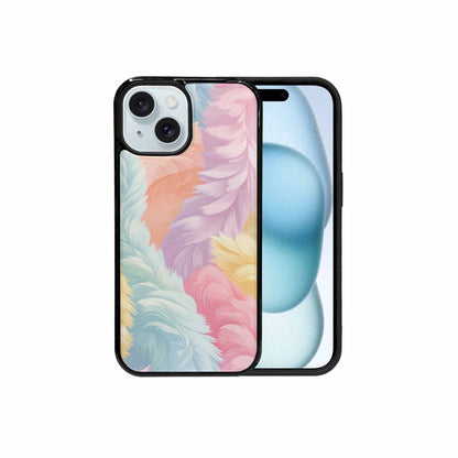 iPhone 15 Case — Zebra Pastel Rainbow, Unique Phone Case Design