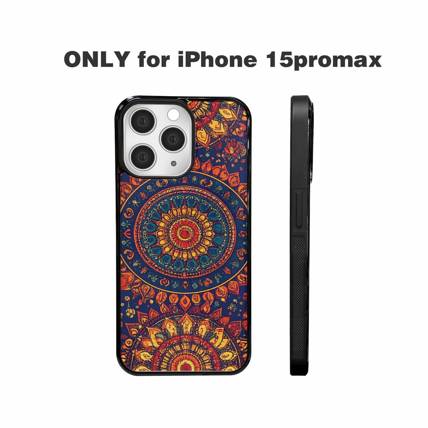 iPhone 15 Pro Max Case — Mandala Lions, Original Design Phone Case