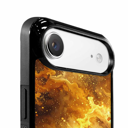 iPhone 17 Air Case — Galaxy Art Golden Cosmic Glow Galaxy, Unique Phone Case Design