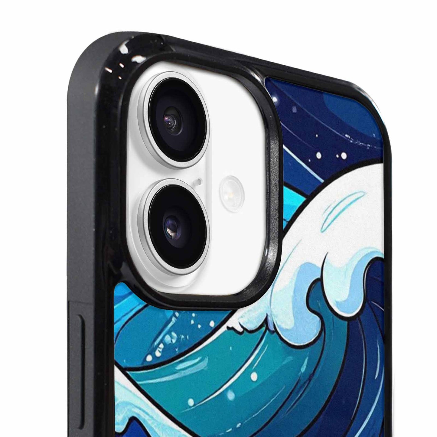 iPhone 17 Case — Glossy Winter Wave Cartoon Cute, Original Design Phone Case
