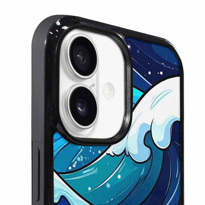 iPhone 17 Case — Glossy Winter Wave Cartoon Cute, Original Design Phone Case