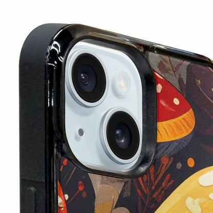 iPhone 15 Plus Case — Bold Autumn Mushroom Bold Autumn Mushroom, Custom Print Case Cover