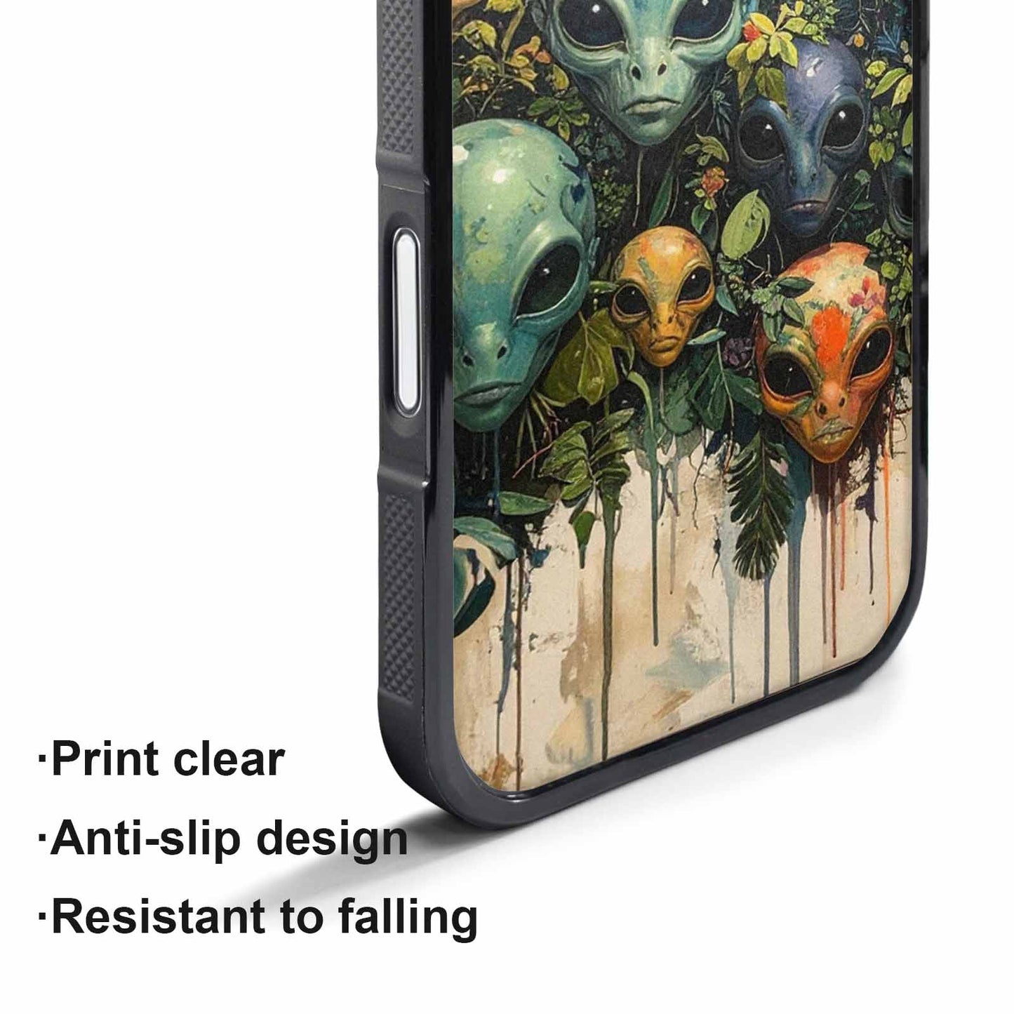 iPhone 17 Air Case — Aliens Pattern Hundreds Of Sma Alien, Custom Phone Case