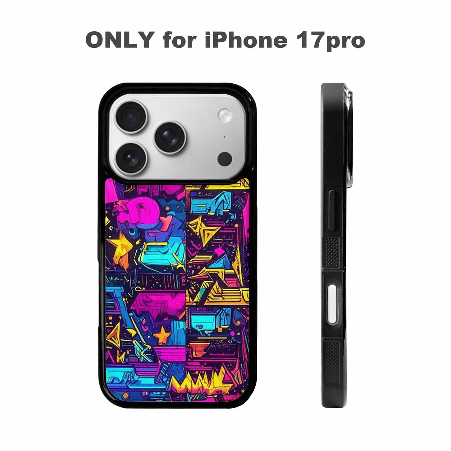 iPhone 17 Pro Case — Retro Motif Retro Motifs Pdo Retro, Customized Protective Case