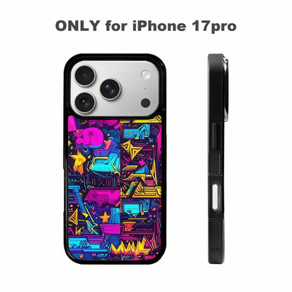 iPhone 17 Pro Case — Retro Motif Retro Motifs Pdo Retro, Customized Protective Case