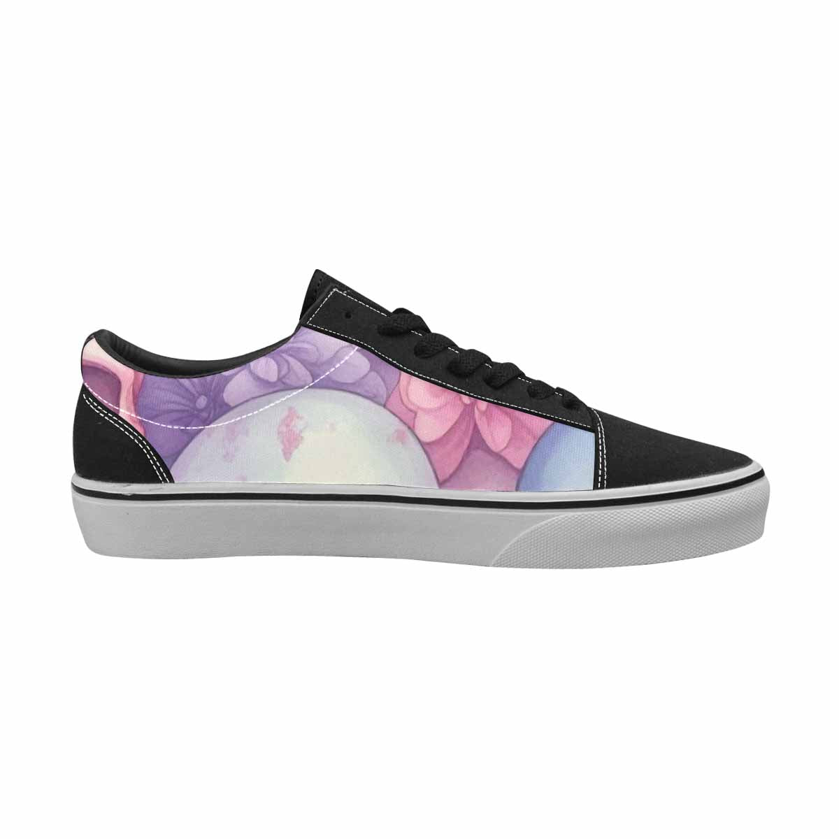 WOMEN'S Skulls - Pastel Canvas Lace-Up Y2K Sneakers