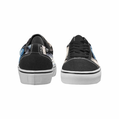 WOMEN'S Mushrooms (general) Lace-Up Canvas Dark Academia Custom Sneakers