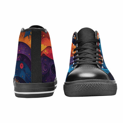 MEN'S Steampunk Galaxy High Top Canvas Grunge Shoes