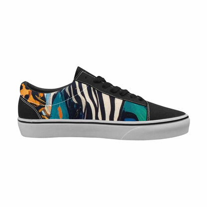 WOMEN'S Full Color Vibrant Animal Lace-Up Canvas Dreamlike Custom Shoes