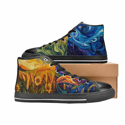 MEN'S Blend All Versions High Top Canvas Surreal Custom Shoes