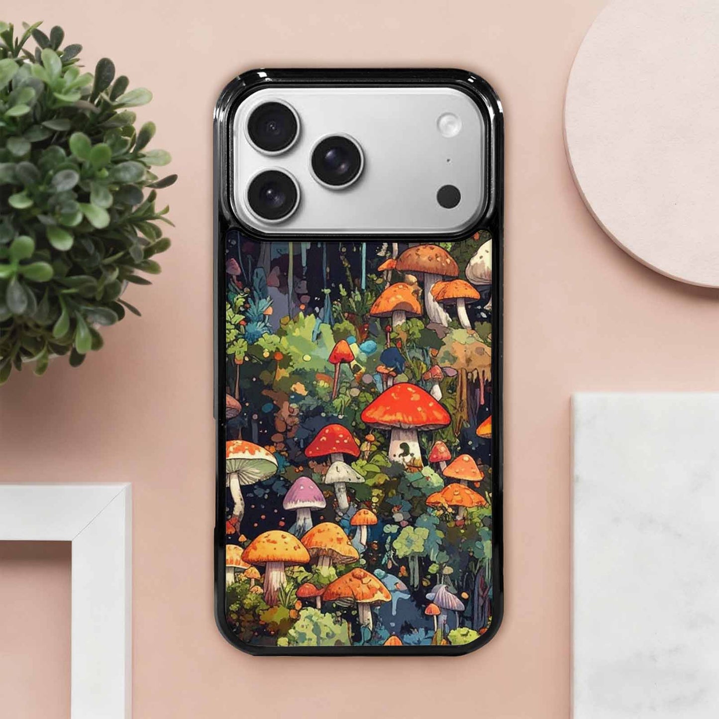 iPhone 17 Pro Max Case — Mushrooms Camomushrooms Patter Big Camo, Custom Phone Case