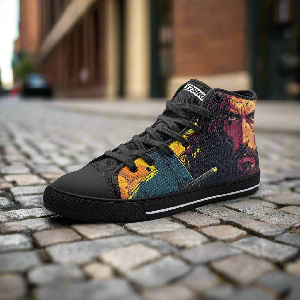 Jesus Unisex High Top Canvas Shoes - Freaky Shoes®