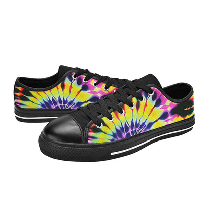 MEN'S Cc Tie Dye Art Canvas Cottagecore Shoes