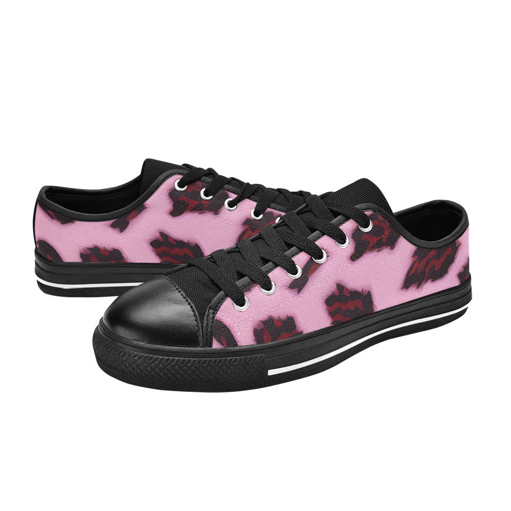 MEN'S Cc Animal Print Canvas Aesthetic Custom Sneakers