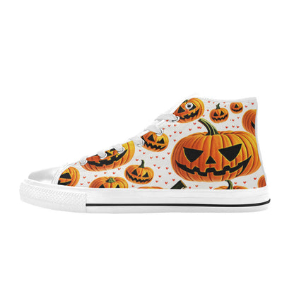 MEN'S Halloween Art 3 Men’S High Top Canvas Neon Fantasy Custom Sneakers