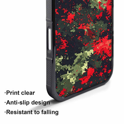 iPhone 17 Pro Case — Small Military Camouflage Blotch Pattern Camo, Original Design Phone Case