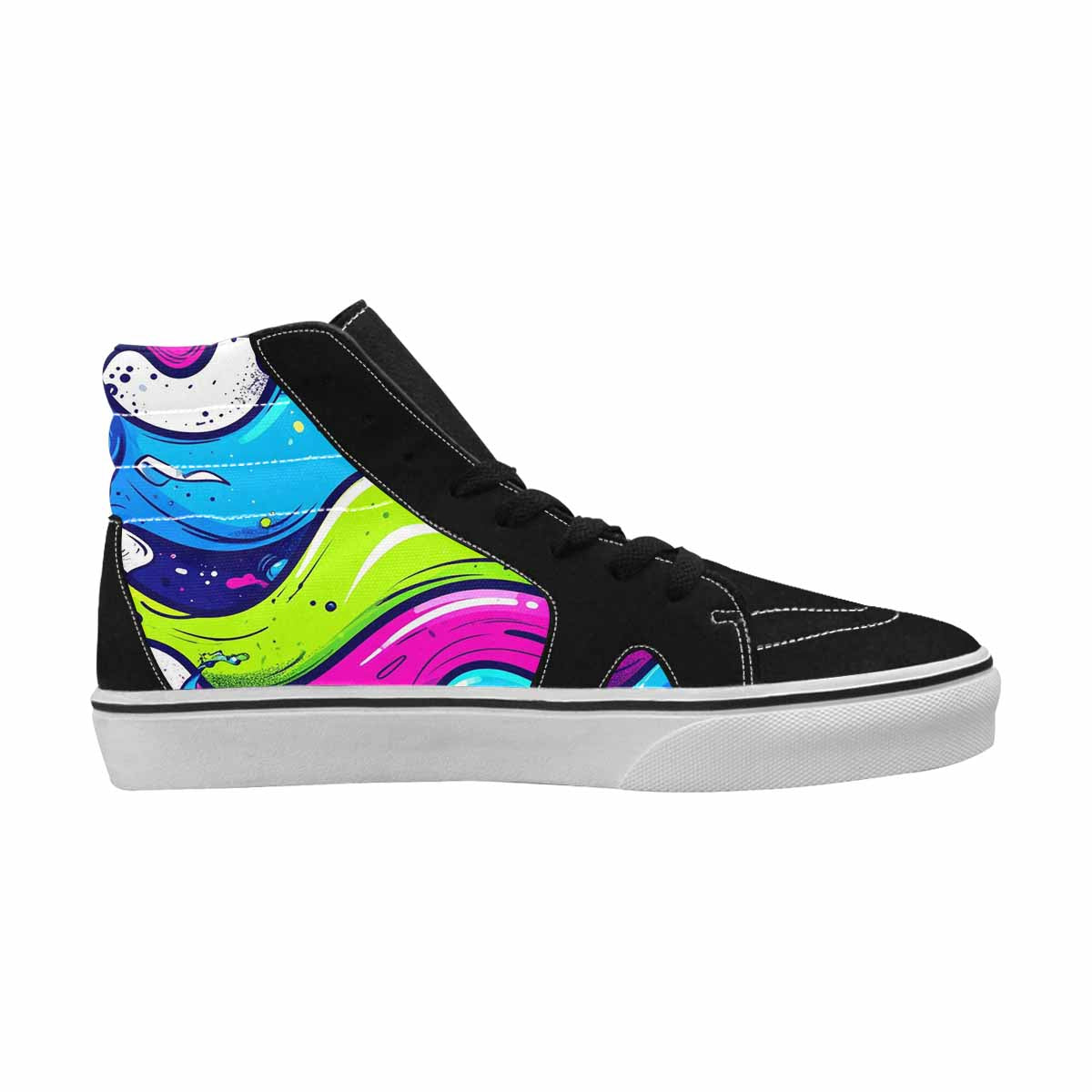 MEN'S Acid Wash Cartoon High Top Canvas Dreamcore Sneakers