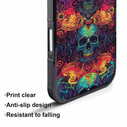 iPhone 17 Pro Max Case — Skull Dark Art Gothic Print Gothic, Custom Print Case Cover