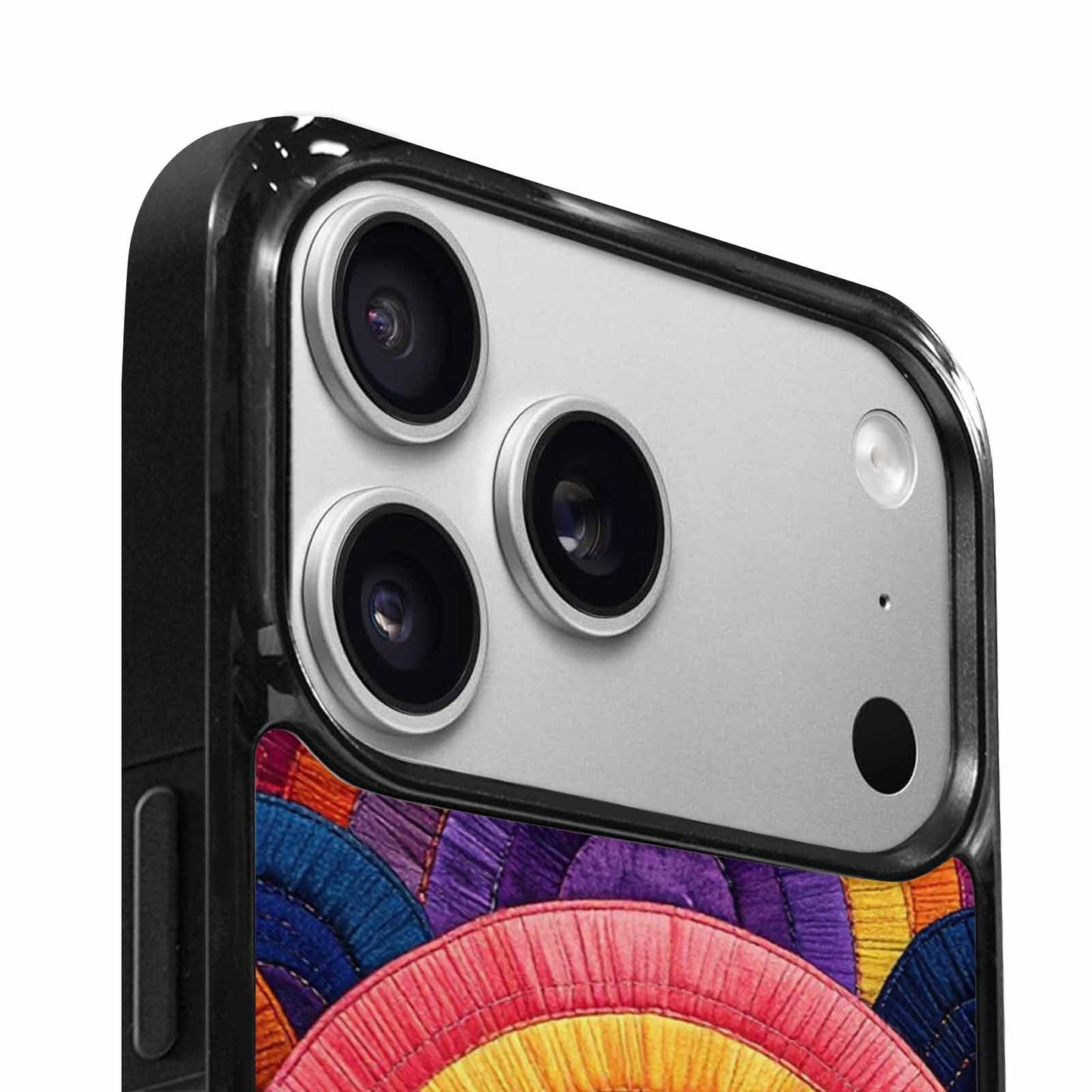 iPhone 17 Pro Case — Vivid Camo Rainbow Arc Camo, Personalized Phone Case