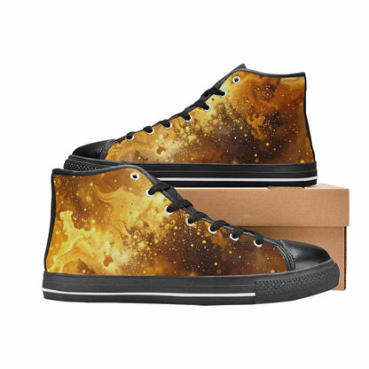 WOMEN'S Galaxy Art - High Top Canvas Dreamcore Shoes