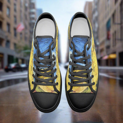 Celtic Amber Gold Wearable Bold Art - Freaky Shoes | Custom Art Sneakers