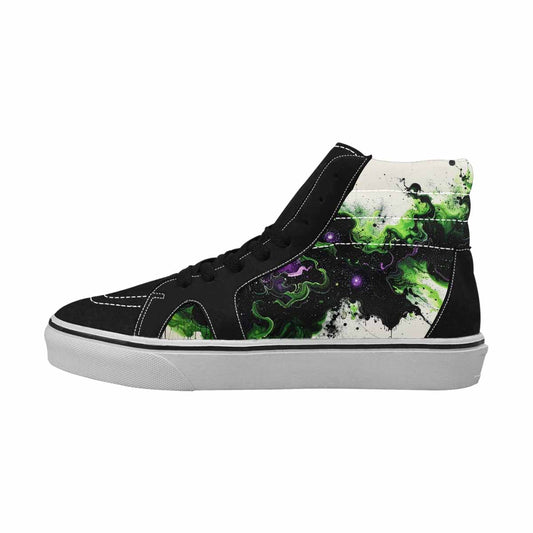 MEN'S Galaxy Nebula High Top Canvas Wallpaper Art Custom Sneakers