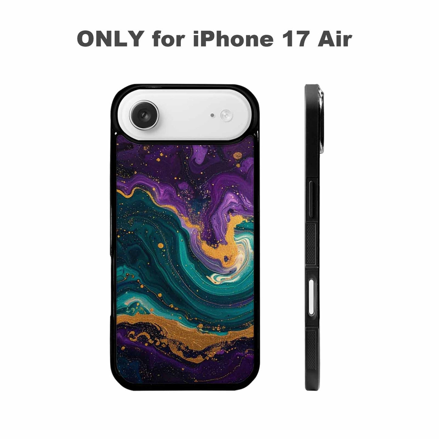 iPhone 17 Air Case — Marble Galaxy Swirl Galaxy Space, Customized Protective Case