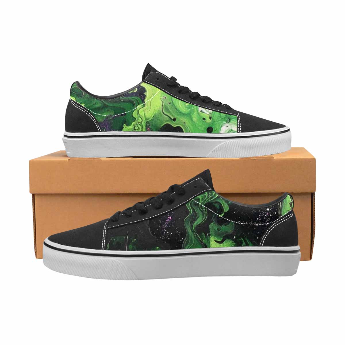 WOMEN'S Galaxy Nebula Lace-Up Canvas Dreamcore Shoes