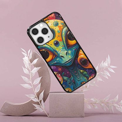 iPhone 15 Pro Max Case — Cartoon Alien Characters, Custom Phone Case