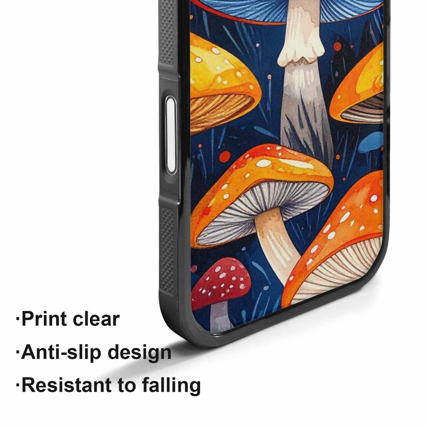 iPhone 17 Case — Vivid Winter Mushroom Cartoon Cute, Custom Print Case Cover
